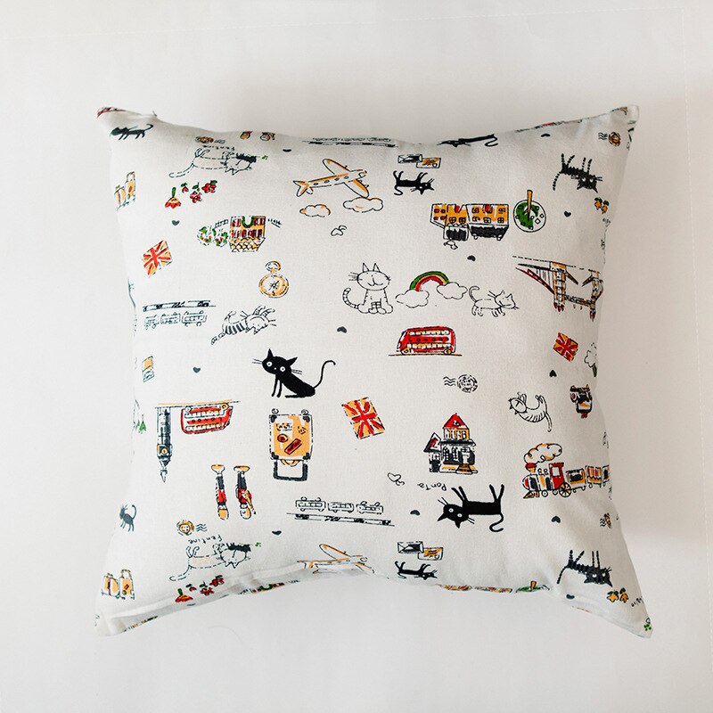 Plush Pastoral Cushion Cover