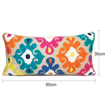 Ethnic Tassels Style Cushion Cover 30x60cm