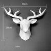 3D Deer Sculpture Head Wall Hanging Wall Decor