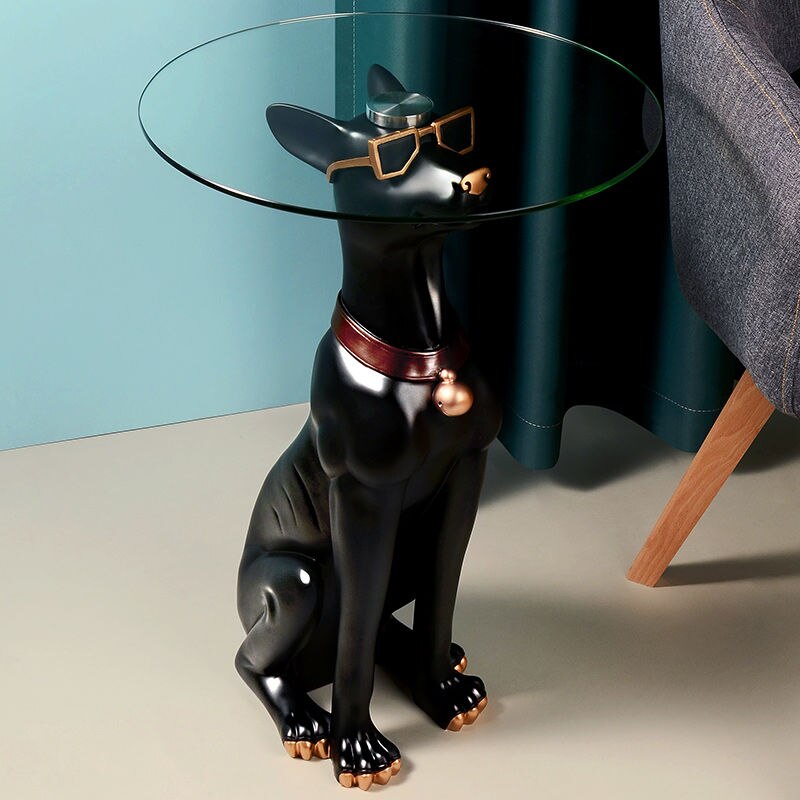 Doberman Originality Figurines Living Room Decoration