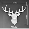 3D Deer Sculpture Head Wall Hanging Wall Decor