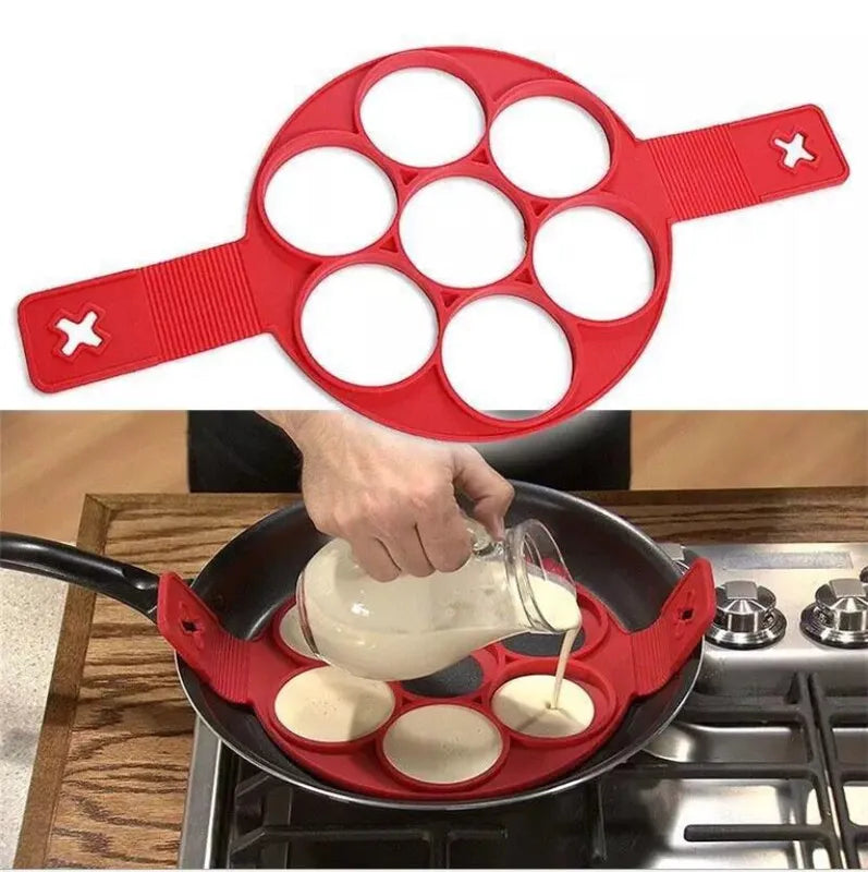 SILICONE NON STICK EGG PANCAKE OMELET MOLD