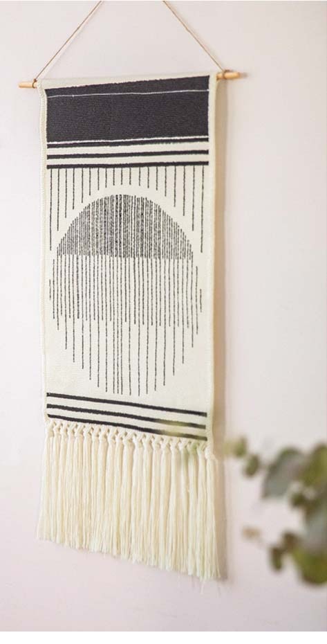 Tassel Handmade Woven Wall Hanging Tapestry