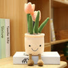 Pillow Soft Doll Tulip Plant Plush Room Decoration Flower (35 cm)