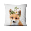 Flower Printed Cushion Cover