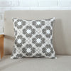 Emboridered Cushion Cover Grey Pink (45x45cm)