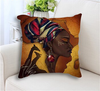 Colorful African Women Art Painting Cushion Cover