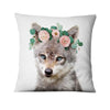 Flower Printed Cushion Cover