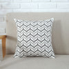 Emboridered Cushion Cover Grey Pink (45x45cm)