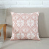 Emboridered Cushion Cover Grey Pink (45x45cm)