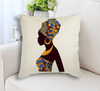 Colorful African Women Art Painting Cushion Cover
