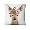 Flower Printed Cushion Cover