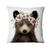 Flower Printed Cushion Cover