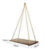 Hanging Wooden Plant Shelf Bracket Rack