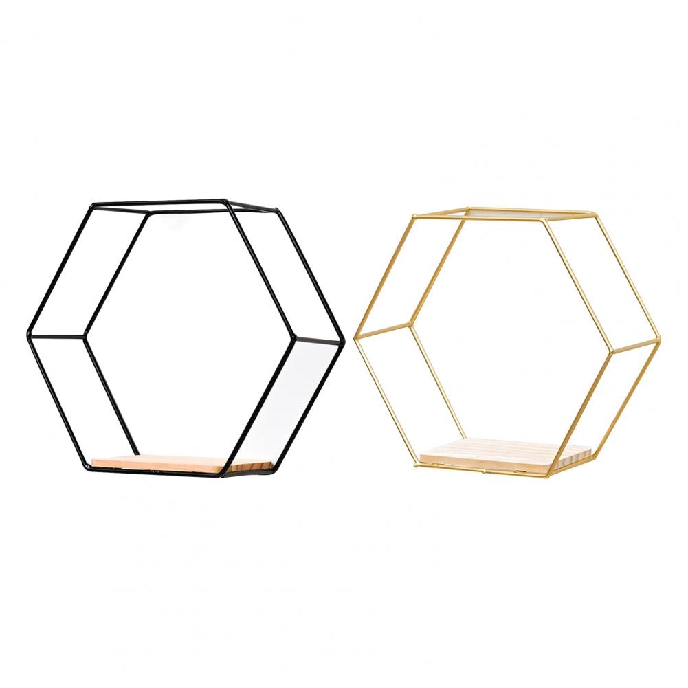 Wall Shelf Floating Shelves Wall Mounted Hexagon