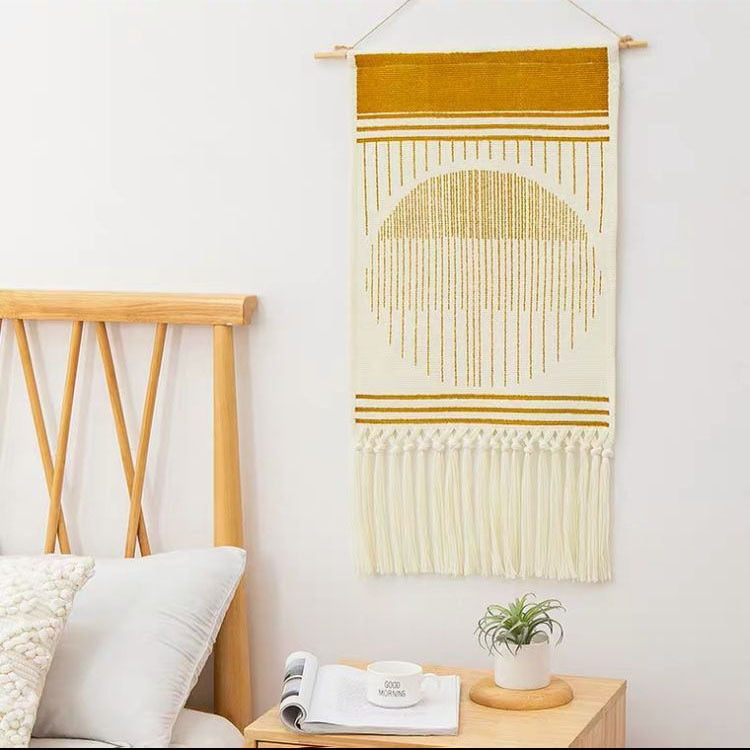 Tassel Handmade Woven Wall Hanging Tapestry