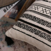 Vintage Black Cushion Cover Cotton Pillow Cover 45x45cm/30x50cm