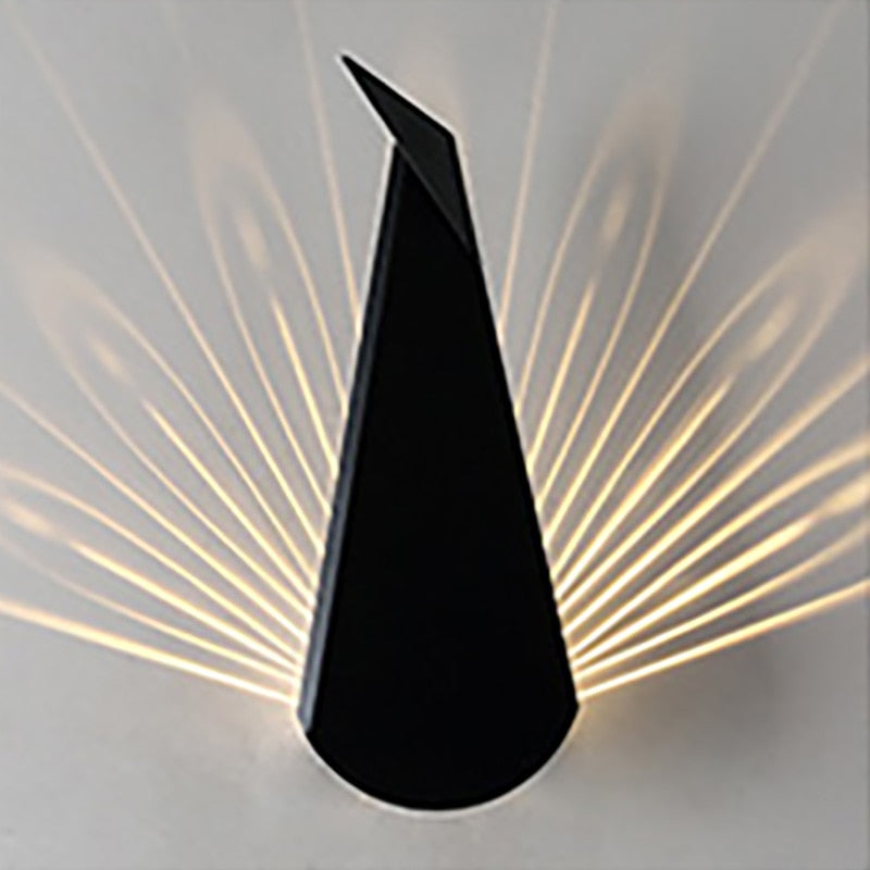 Bedside light wall lamp modern Simplicity peacock Lamps (AC220V)