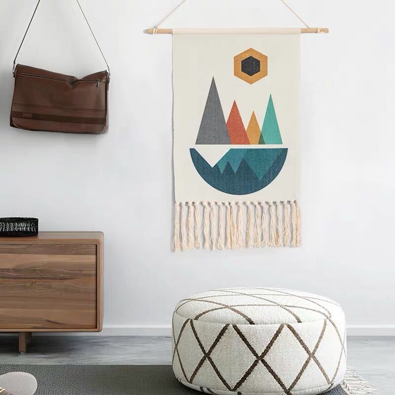 Tassel Handmade Woven Wall Hanging Tapestry