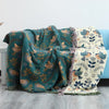 100% Cotton Gauze Bed Travel Breathable Throw Blanket