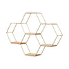 Wall Shelf Floating Shelves Wall Mounted Hexagon