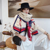 Horse Scarves Luxury Winter Cashmere Scarf  Blanket