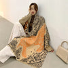 Horse Scarves Luxury Winter Cashmere Scarf  Blanket