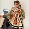 Horse Scarves Luxury Winter Cashmere Scarf  Blanket