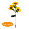 LED Solar Simulation Sunflower Night Lights Garden