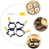 Pancake Shapers Creative DIY Molds Egg Omelet Non Stick Fry Cooking Utensils Kitchen Omelette Cooker Round Silicone