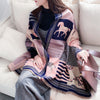 Horse Scarves Luxury Winter Cashmere Scarf  Blanket