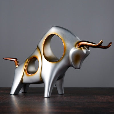 Cattle Statue Bull Figurine Sculpture