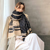 Horse Scarves Luxury Winter Cashmere Scarf  Blanket