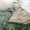 100% Cotton Gauze Bed Travel Breathable Throw Blanket