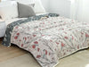 100% Cotton Gauze Bed Travel Breathable Throw Blanket