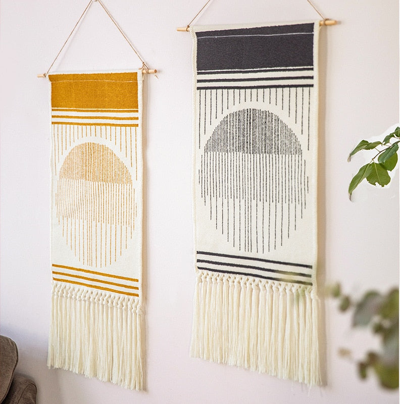 Tassel Handmade Woven Wall Hanging Tapestry